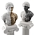 Golden Venus Half Bust Sculpture 3D model small image 2