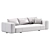 Sleek Contemporary Yves Sofa Minotti 3D model small image 4