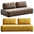 Elegant Sofa Puff In Mood 3D model small image 7