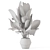 Handmade Stone Pot Indoor Plants 3D model small image 5