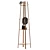 Bamboo Coat Hat Rack Stand 3D model small image 4