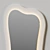 Modern LED Full-Length Asymmetrical Mirror 3D model small image 4