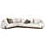 Mirai_Set 1 Sofa by Natuzzi 3D model small image 2