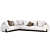 Mirai_Set 1 Sofa by Natuzzi 3D model small image 3