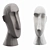 Sleek Modern Face Sculpture 3D model small image 2