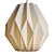 Origami Inspired Geometric Pendant Light 3D model small image 1