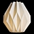 Origami Inspired Geometric Pendant Light 3D model small image 4