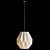 Origami Inspired Geometric Pendant Light 3D model small image 5