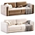 Modern Marli Sofa: Sleek Elegance 3D model small image 3