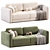 Modern Marli Sofa: Sleek Elegance 3D model small image 4