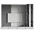 Modern TV Wall Set Model 3D model small image 4