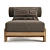 Teak VIGO Lounge Chair | Restoration Hardware 3D model small image 2