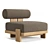 Teak VIGO Lounge Chair | Restoration Hardware 3D model small image 4