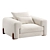 Elegant SOHO Manifesto Sofa 3D model small image 7