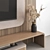 Modern Wooden TV Wall Stand 3D model small image 3