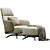 Elegant Kaori Lounge: Poliform Design 3D model small image 4