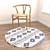  Round Rug Set with Variants 3D model small image 2