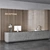 Modern Reception Desk Design 3D 3D model small image 1