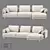 LoftDesigne 36764 Sofa Bed 3D model small image 1