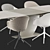 Modern Dining Set Adelaide Fiorentina 3D model small image 6