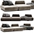 Modern Elegance Sofa Boca Tommy 3D model small image 2