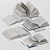 Set of Open and Closed Books 3D model small image 2