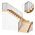 Modern Staircase Collection 27 3D model small image 1