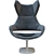 Sleek Zanotta Evolution Armchair 3D model small image 2