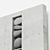 Modern Concrete Decorative Panel 3D model small image 6