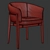 Modern Leopold Chair: 2015 Polygons 3D model small image 6