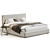 Italian Style Mono Bed Render 3D model small image 1