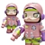 Galactic Patrick Star Figure Set 3D model small image 1