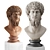 Ancient Roman Emperor Bust Statue 3D model small image 1