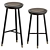 Modern Drop Stools Set by Topos Workshop 3D model small image 5