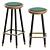 Modern Drop Stools Set by Topos Workshop 3D model small image 6