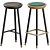 Modern Drop Stools Set by Topos Workshop 3D model small image 13