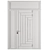 Modern Entry Door Set 80 3D model small image 4