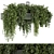 Green Tile Base Hanging Plants 3D model small image 3