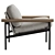 Modern Lounge Chair Collection 3D model small image 3