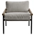 Modern Lounge Chair Collection 3D model small image 4