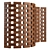 Zen Wood Screen Divider 3D model small image 1