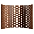 Zen Wood Screen Divider 3D model small image 3