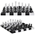 Modern Chess Set 2015 Edition 3D model small image 1