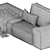 Elegant Designer Sofa for Modern Interiors 3D model small image 7