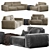 Elegant Designer Sofa for Modern Interiors 3D model small image 11