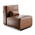 Modern Flexform A.B.C.D. Chair 3D model small image 2