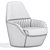 Modern Luxury Armchair 3D Model 3D model small image 5