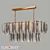 Bogates Callas Chandelier 10-Light Metal 3D model small image 1