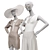 Mannequin Set for Store Decor 3D model small image 2