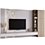 Modern TV Wall Unit with Editable Modules 3D model small image 2